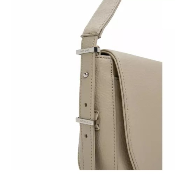 Matt & Nat Alik Vegan Shoulder Bag - in the colour Dream - Beige - Picture 9 of 12